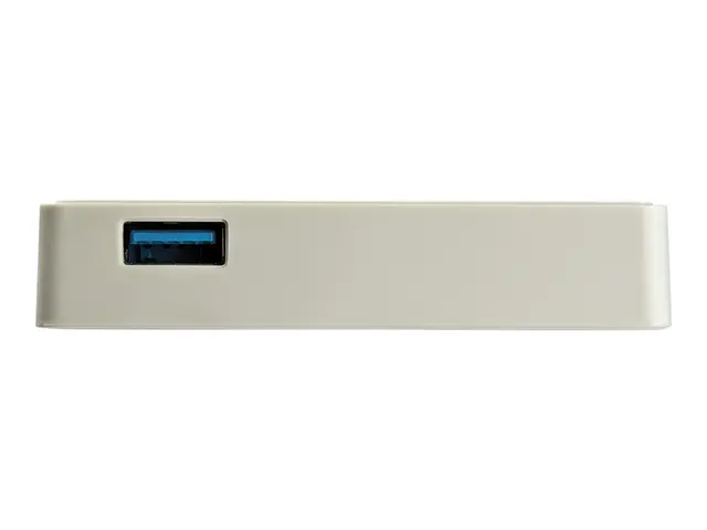 StarTech.com USB C to Gigabit Ethernet Adapter with USB A Port, Wh...