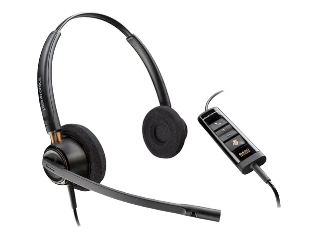 Poly EncorePro 320 - 300 series hodesett on-ear kablet USB-C svart...