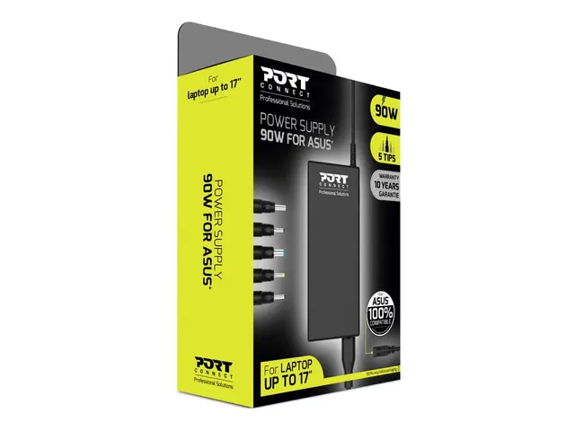 PORT Connect - Strømadapter AC 100-240 V 90 watt