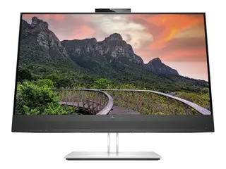 HP E27m G4 Conferencing Monitor E-Series - LED-skjerm - 27&quot; - 2560 x 1440 QHD @ 75 Hz - IPS - 300 cd/m&#178; - 1000:1 - 5 ms - HDMI, DisplayPort, USB-C - h&#248;yttalere - s&#248;lv (stativ), svart hode