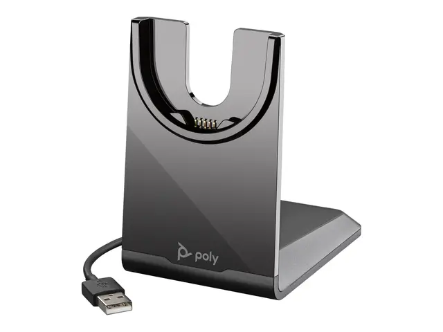Poly Voyager Focus 2 - Hodesett on-ear Bluetooth trådløs, kablet U...