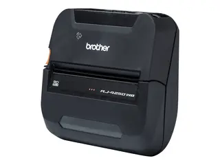 Brother RuggedJet RJ-4250WB - Etikettskriver direktetermisk - Rull (11,3 cm) - 203 dpi - inntil 127 mm/sek - USB 2.0, Wi-Fi(n), NFC, Bluetooth 4.2
