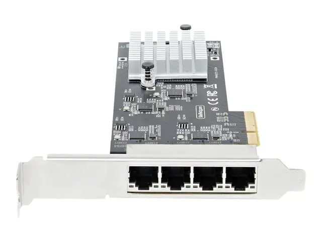 StarTech.com 4-Port 2.5Gbps NBASE-T PCIe Network Card, Intel I225-...