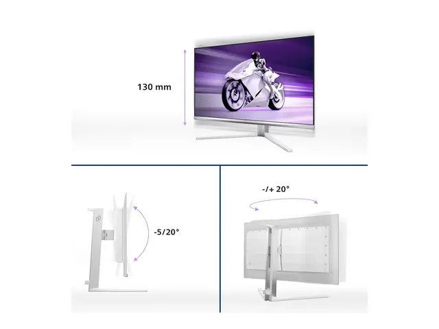 Philips Evnia 8000 27M2N8500 - OLED-skjerm gaming 27" (26.5" synli...