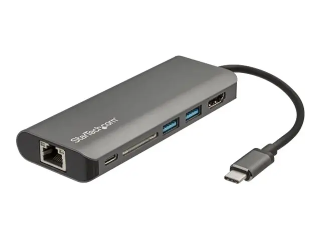 StarTech.com USB C Multiport Adapter - USB-C Travel Dock to 4K HDM...