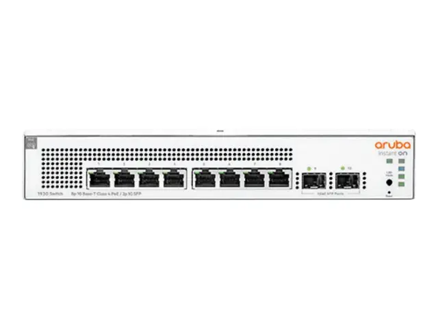 HPE Networking Instant On 1930 8G Class4 PoE 2SFP 124W Switch - L3...