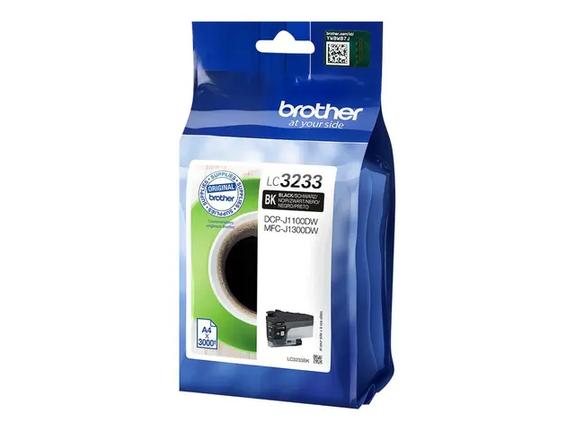Brother LC3233BK - Svart - original - skriverpatron - for Brother ...