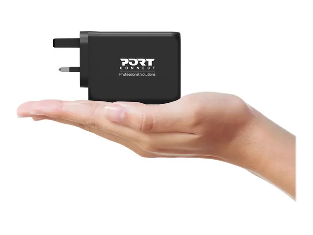 PORT Connect - Strømadapter GaN-teknologi 120 watt 5 A PD, PD 3.0,...