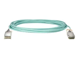 HPE 100Gb Active Optical Cables Ethernet 100GBase-AOC cable - QSFP28 til QSFP28 - 15 m - fiberoptisk - aktiv - for HPE SN2010M 25, SN2100M 100, SN2410, SN2410M 25, SN2700M 100, SN3700cM 100