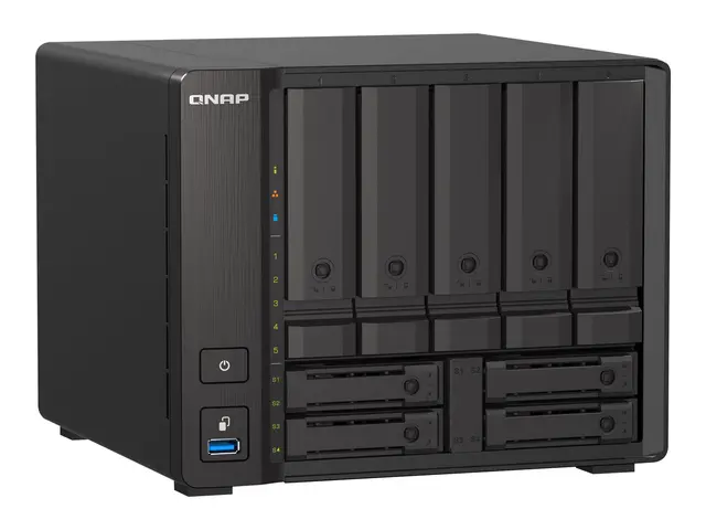 QNAP TS-H973AX-32G - NAS-server - 9 brønner - SATA 6Gb/s - RAID 0,...