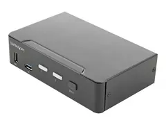 STARTECH.COM 2 Port HDMI KVM Switch - Single Monitor 4K 60Hz Ultra HD HDR - D