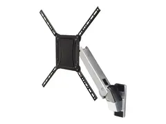Ergotron Interactive Arm HD - Monteringssett (leddarm, VESA-adapter, veggmonteringsbrakett) Konstant kraftteknologi - for LCD-skjerm - aluminium - sort trim, polert aluminium - skjermst&#248;rrelse: 30&quot;-55&quot;