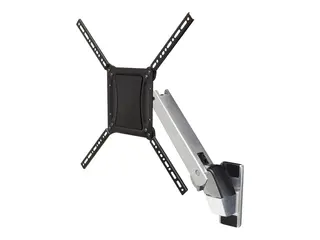 Ergotron Interactive Arm HD - Monteringssett (leddarm, VESA-adapter, veggmonteringsbrakett) Konstant kraftteknologi - for LCD-skjerm - aluminium - sort trim, polert aluminium - skjermst&#248;rrelse: 30&quot;-55&quot;