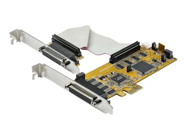 StarTech.com 8-Port PCI Express RS232 Serial Adapter Card, PCIe 16...