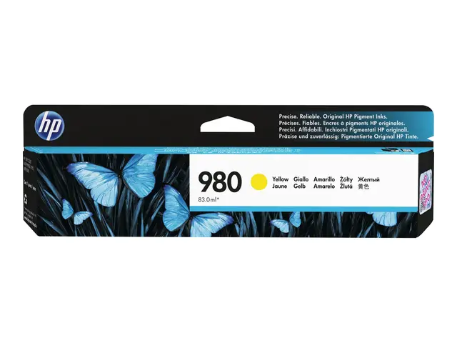 HP 980 - 86.5 ml - gul - original - blekkpatron - for Officejet En...