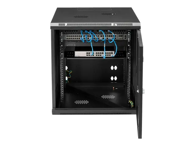 StarTech.com 12U 19" Wall Mount Network Cabinet, 4 Post 24" Deep H...