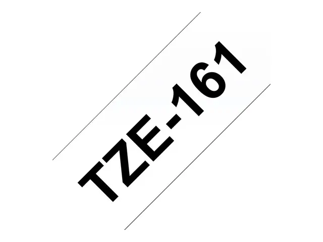 Brother TZe-161 - Svart på blank Rull (3,56 cm x 8 m) 1 kassett(er...