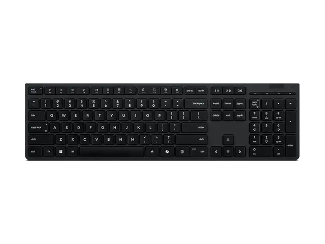 Lenovo Professional - Tastatur - full size trådløs - 2.4 GHz, Bluetooth - QWERTY - Norsk - grå - brun boks 