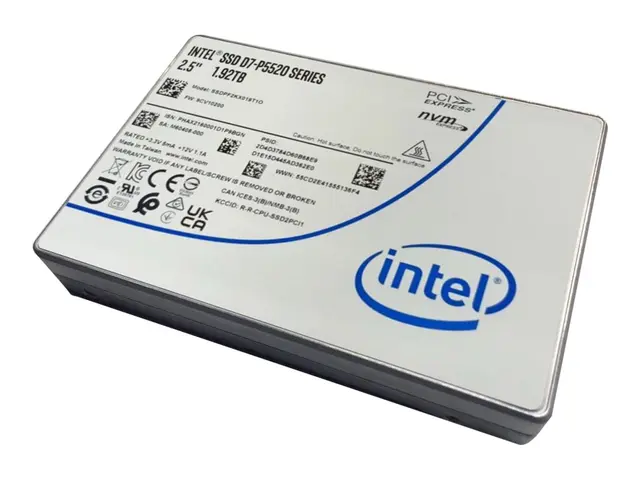 Intel P5520 - SSD Read Intensive kryptert 7.68 TB hot-swap 2.5" U....