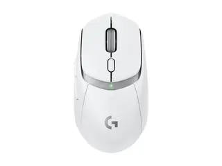 Logitech G G309 - Mus - gaming - optisk - 6 knapper tr&#229;dl&#248;s - 2.4 GHz, Bluetooth - USB Logitech LIGHTSPEED-mottaker - hvit