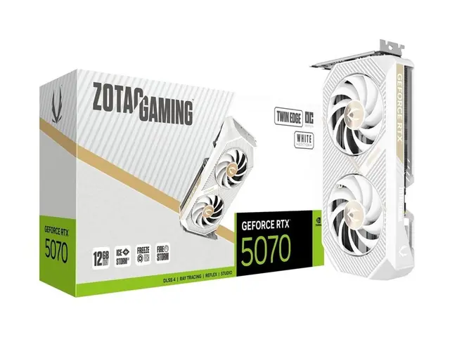 ZOTAC GAMING Twin Edge OC - White Edition grafikkort GeForce RTX 5...