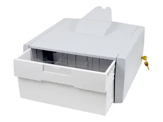 Ergotron StyleView Primary Storage Drawer, Single Tall Monteringskomponent (skyveskuff) - låsbar - grå, hvit