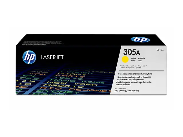 HP 305A - Gul original LaserJet tonerpatron (CE412A) for Pro 300 M...