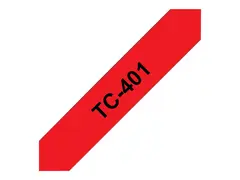 Brother - Svart, rød - Rull (1,2 cm x 7,7 m) 1 stk skriverteip for P-Touch PT-15, PT-20, PT-2000, PT-3000, PT-500, PT-5000, PT-6, PT-8, PT-8E