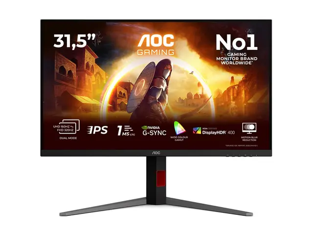 AOC Gaming U32G4U - LED-skjerm - gaming - 32" (31.5" synlig) - 384...