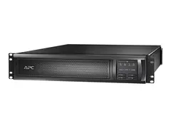 APC Smart-UPS X 3000 Rack/Tower LCD UPS - AC 208/230 V - 2.7 kW - 3000 VA - enkeltfase - RS-232, USB - utgangskontakter: 11 - 2U - svart - APC Take-Back