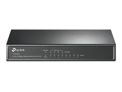 TP-Link TL-SF1008P - Switch - 4 x 10/100 (PoE) + 4 x 10/100 - stas...