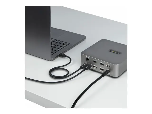 StarTech.com 2.6ft (80cm) Thunderbolt 5 Cable, 80Gbps/120Gbps, Cer...