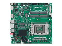 ASUS Pro H610T D4-CSM - Hovedkort Thin mini ITX - LGA1700-sokkel - H610 Chipset - USB 3.2 Gen 1, USB 3.2 Gen 2 - Gigabit LAN - innbygd grafikk (CPU kreves) - HD-lyd (8-kanalers)