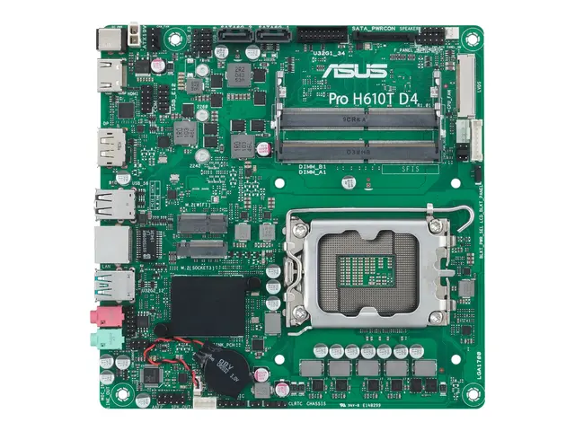 ASUS Pro H610T D4-CSM - Hovedkort Thin mini ITX LGA1700-sokkel H61...