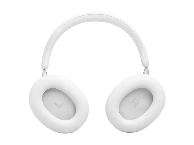 JBL LIVE 780NC - Hodetelefoner med mikrofon full størrelse - Bluetooth - trådløs, kablet - aktiv støydemping - 3,5 mm jakk - hvit 