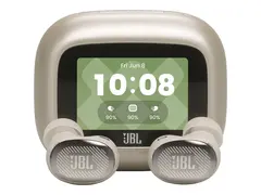 JBL LIVE Buds 4 - True wireless-hodetelefoner med mikrofon i øret - Bluetooth - aktiv støydemping - champagne