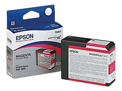 Epson T5803 - 80 ml - magenta - original - blekkpatron - for Stylu...