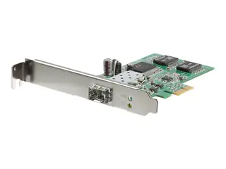 Startech PCI Express Gigabit Ethernet Fiber Network Card w/ Open SFP PCIe GbE SFP Network Card Adapter NIC - Fiber Optic SFP Adapter (PEX1000SFP2) - nettverksadapter - PCI Express x1
