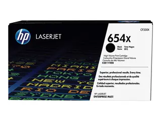HP 654X - Høy ytelse - svart - original - LaserJet tonerpatron (CF330X) - for Color LaserJet Enterprise M651dn, M651n, M651xh; Color LaserJet Managed M651dnm, M651xhm