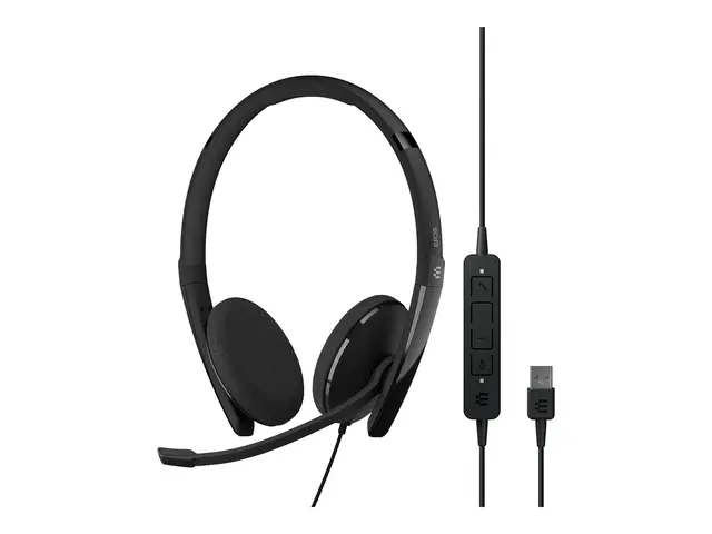EPOS ADAPT 160 USB II - 100 Series hodesett on-ear kablet USB-A sv...