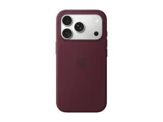 Apple - Beskyttende deksel for mobiltelefon MagSafe-samsvar - silikon - burgunder - for iPhone 18 Pro