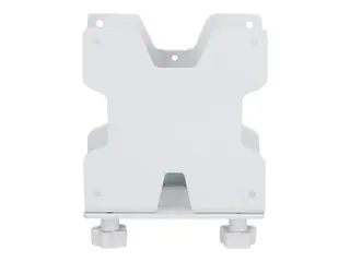 Ergotron - Mini PC-montering - monterbar under skrivebord, stangmonterbar, veggskinnemonterbar, VESA-brakett kan monteres hvit - for Ergotron NX; LX Dual Side-by-Side Arm