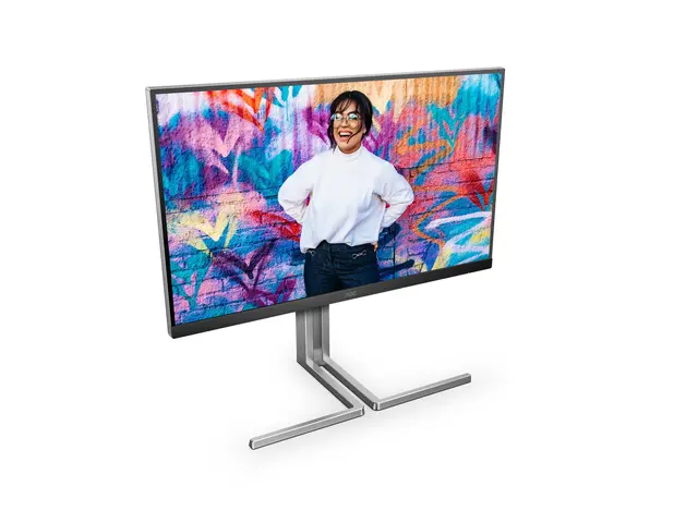 AOC Q27U3CV - Graphic Pro Series - LED-skjerm 27" - 2560 x 1440 QHD @ 75 Hz - IPS - 1000:1 - DisplayHDR 400 - 4 ms - HDMI, DisplayPort, USB-C - høyttalere - svart 