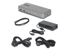 Startech - dokkingstasjon - USB-C 3.2 Gen 2 HDMI, 2 x DP - 1GbE