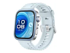 Huawei Watch Fit 4 Pro - Aluminiumslegering smartklokke med stropp - fluorelastomer - bl&#229; - h&#229;ndleddst&#248;rrelse: 130-210 mm - display 1.82&quot; - Bluetooth - 30.4 g - titanbl&#229;