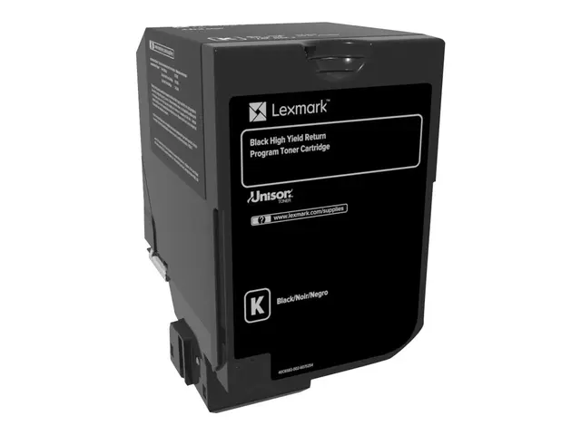 Lexmark - Høy ytelse - svart - original - tonerpatron LCCP, LRP - ...