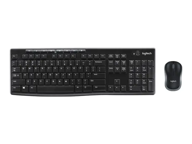 Logitech MK270 Wireless Combo - Tastatur- og mussett - trådløs - 2...
