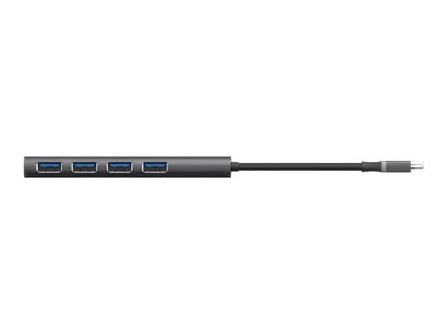 Trust Halyx - Hub USB-C 4 x USB 3.2 Gen 1 stasjonær