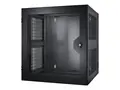 APC NetShelter WX - Rack - veggmonterbar svart - 13U - 19" - for P/N: SC500RM1U, SUA1000RM2U, SUA1000RM2U-TU, SUA1000RMI2U