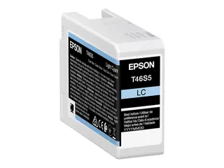 Epson T46S5 - 25 ml - lys cyan original - blekkpatron - for SureColor P706, SC-P700, SC-P700 Mirage Bundling